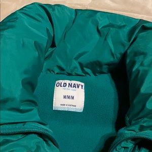 Old navy green puffy vest
